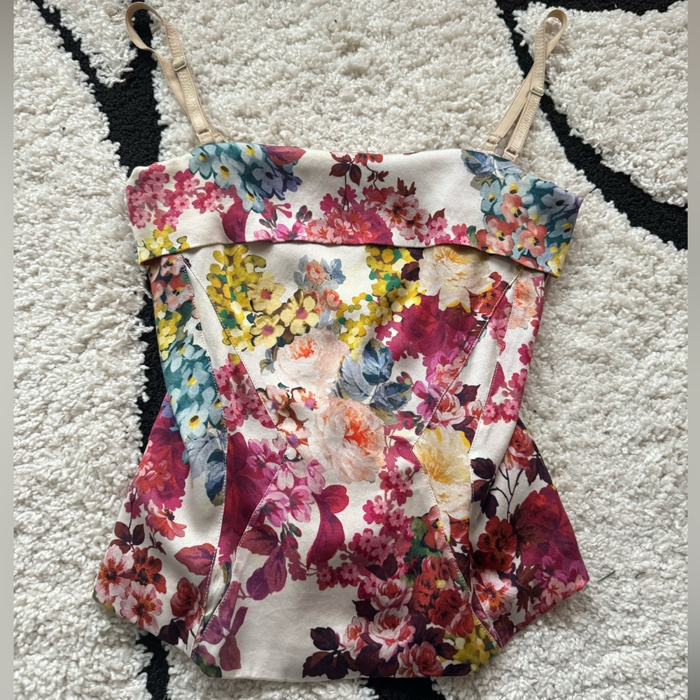 Vintage Silk D&G silk cross style top